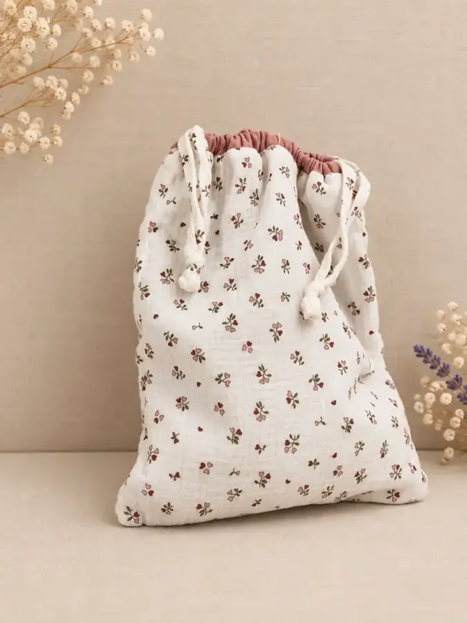 Bolsa de cordón floral